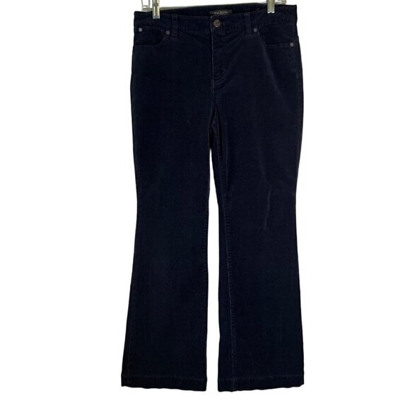 Talbots Pants - Talbots Women's Black Flawless 5 Pocket Corduroy Flare Pants Petite Size 10